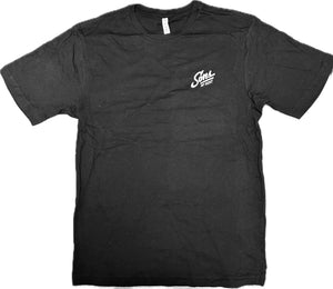 Black T-Shirt with Sons Logo in White
