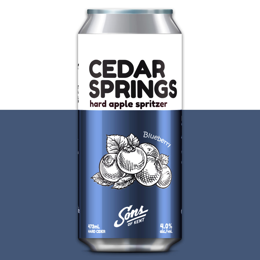 Cedar Springs - Blueberry Hard Apple Spritzer